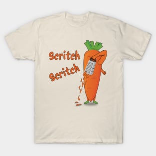 Carrot Scratching His Back With A Grater, Mimiw T-Shirt